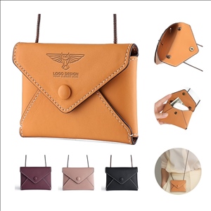 Adjustable Strap Multi-Wear Mini Cowhide Envelope Purse